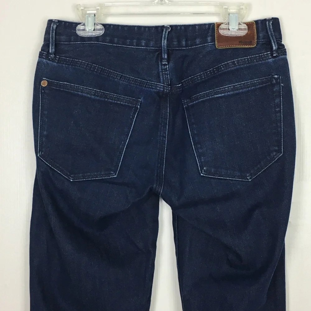 Madewell Skinny Low Rise Jeans Stretch Comfort‎ Dark Wash Denim Size 25X32